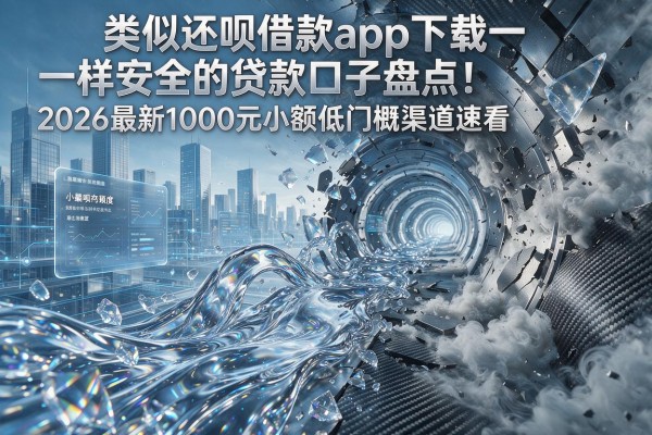 类似还呗借款app下载一样安全的贷款口子盘点!2026最新1000元小额低门槛渠道速看