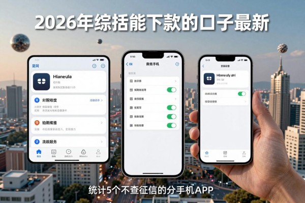 2026年综括能下款的口子最新,本文统计5个不查征信的分期手机app