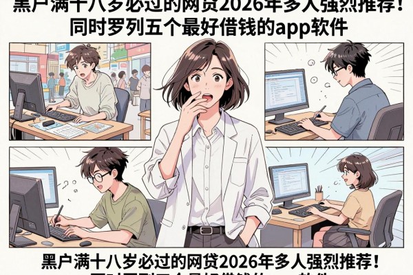 黑户满十八岁必过的网贷2026年多人强烈推荐！同时罗列五个最好借钱的app软件