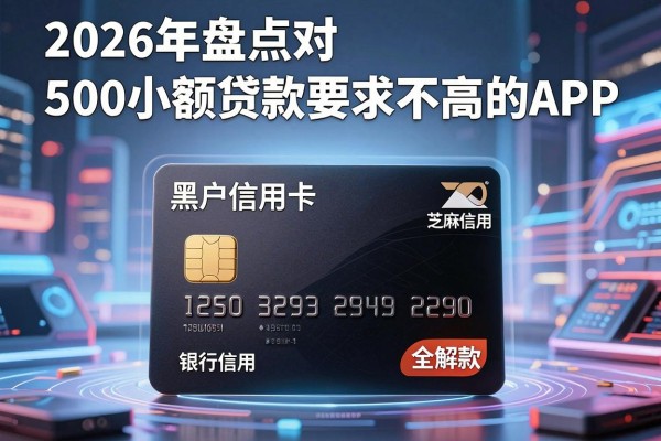 黑户信用卡、芝麻信用、银行卡贷款全解析:2026年盘点对500小额贷款要求不高的APP