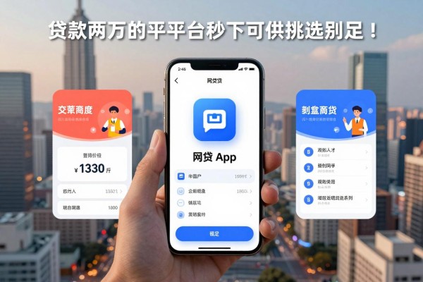 贷款两万的平台有哪些2026年新用户秒下的可供挑选的数量足！，今天为您深入精挑​这5个网贷app！