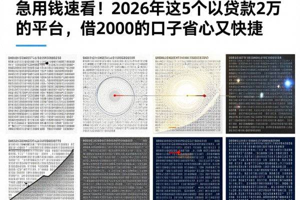 急用钱速看!2026年这5个可以贷款2万的平台,借2000的口子省心又快捷