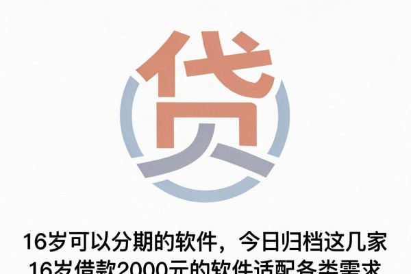 16岁可以分期的软件,今日归档这几家16岁借款2000元的软件适配各类需求