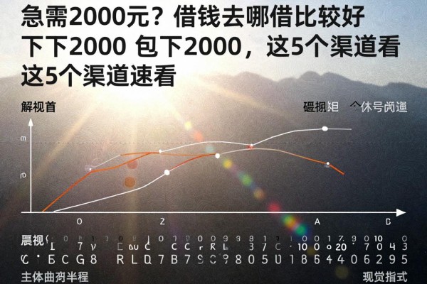 急需2000元？借钱去哪借比较好包下2000，这5个渠道速看