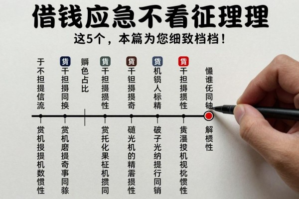 借钱应急不看征信理总结这5个,本篇为您细致归档!