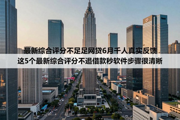 最新综合评分不足网贷6月千人真实反馈,这5个最新综合评分不足借款秒下软件步骤很清晰