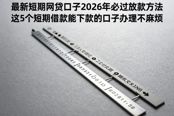 最新短期网贷口子2026年必过放款方法,这5个短期借款能下款的口子办理不麻烦