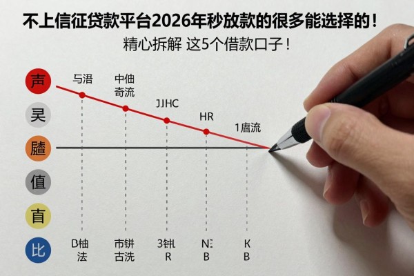 不上信征贷款平台2026年秒放款的有很多能选择的!,本篇精心拆解这5个借款口子!