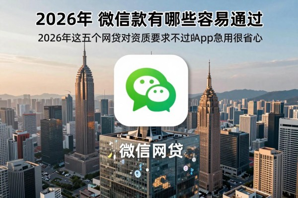 2026年微信借款有哪些容易通过,2026年这五个网贷对资质要求不高秒过app急用很省心