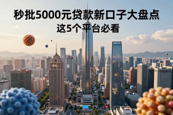 秒批5000元!本月最新贷款新口子大盘点,这5个平台必看