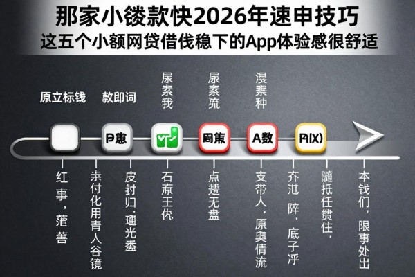 那家小额贷款快2026年速申技巧,这五个小额网贷借钱稳下的app体验感很舒适