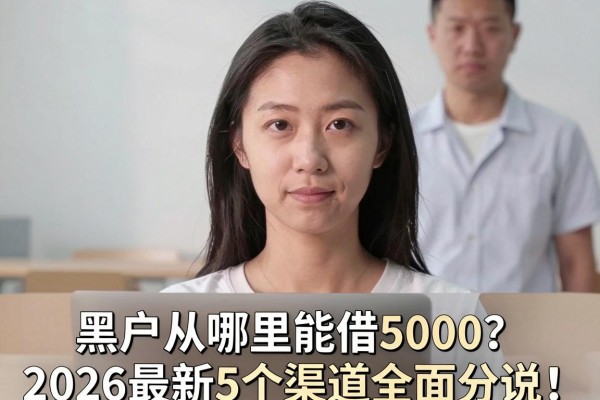 黑户从哪里能借5000?2026最新5个渠道全面分说!