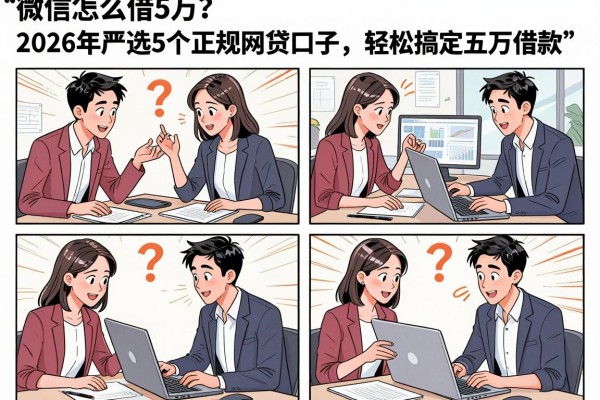 微信怎么借5万?2026年严选5个正规网贷口子,轻松搞定五万借款