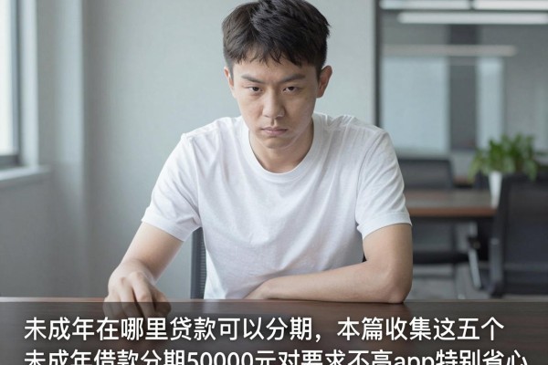 未成年在哪里贷款可以分期，本篇收集这五个未成年借款分期50000元对要求不高app特别省心