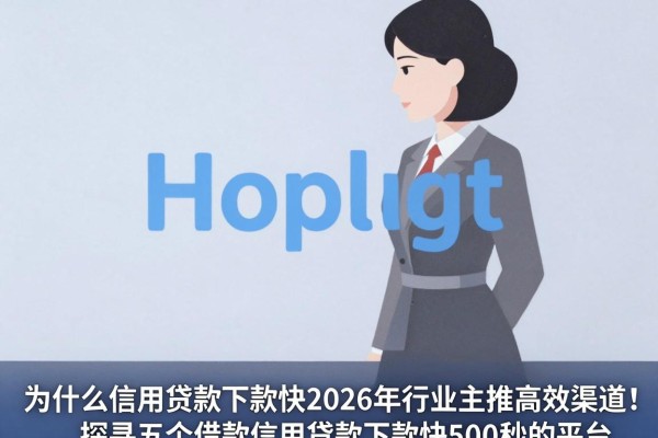 什么信用贷款下款快2026年行业主推高效渠道！探寻五个借款信用贷款下款快500秒的平台