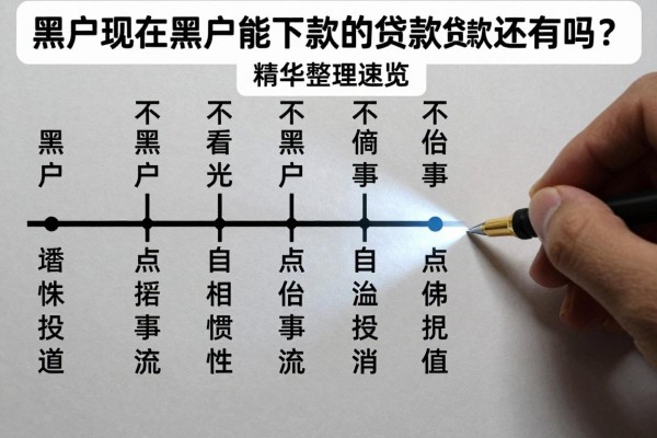 适合黑户现在黑户能下款的贷款还有吗?精华整理速览