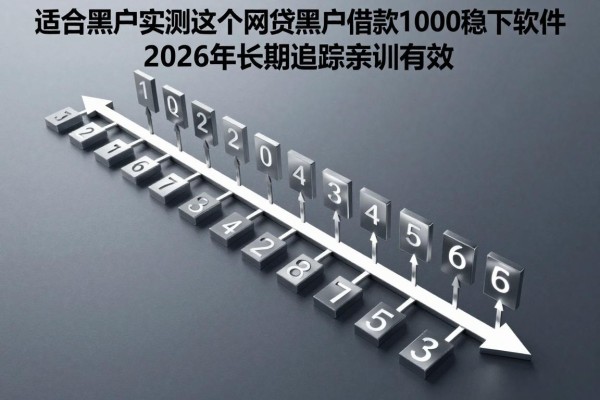 适合黑户实测这5个网贷黑户借款1000稳下软件，2026年长期追踪亲测有效