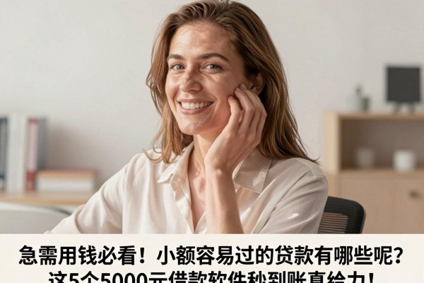 急需用钱必看！小额容易过的贷款有哪些呢？这5个5000元借款软件秒到账真给力