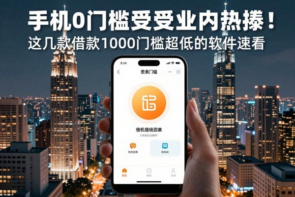 手机app借钱0门槛受业内热捧！这几款借款1000门槛超低的软件速看