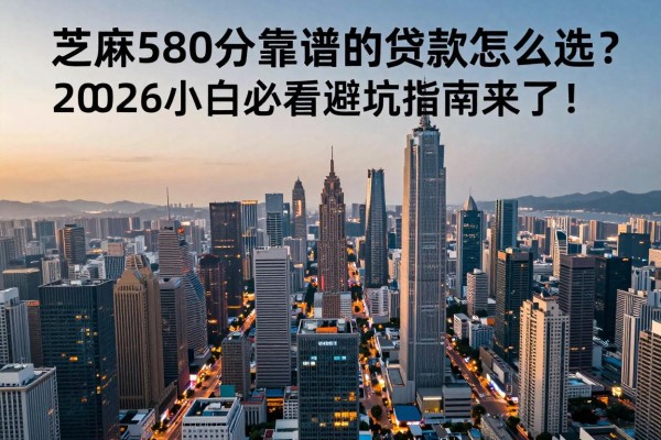 芝麻580分靠谱的贷款怎么选?2026小白必看避坑指南来了!