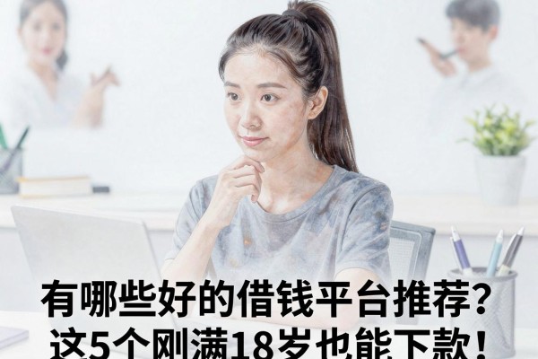 有哪些好的借钱平台推荐?这5个刚满18岁也能下款