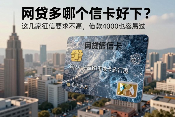 网贷多哪个信用卡好下？这几家征信要求不高，借款4000也容易过