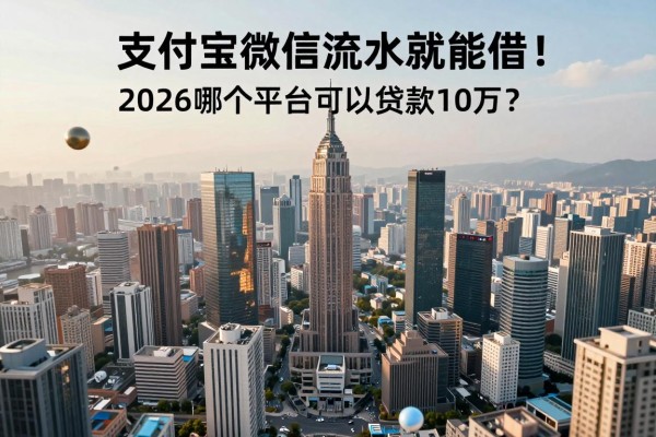 支付宝微信流水就能借！2026哪个平台可以贷款10万？这5个深挖给你看