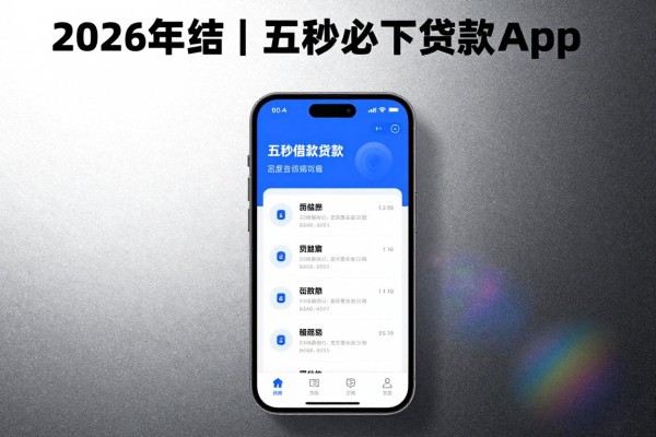 2026年归结五秒必下贷款app,同时盘点5个五秒借款对资质要求不高软件