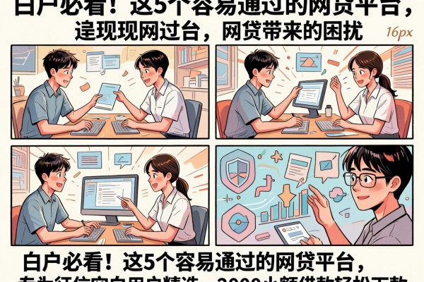 白户必看!这5个容易通过的网贷平台,专为征信空白用户精选,2000小额借款轻松下款