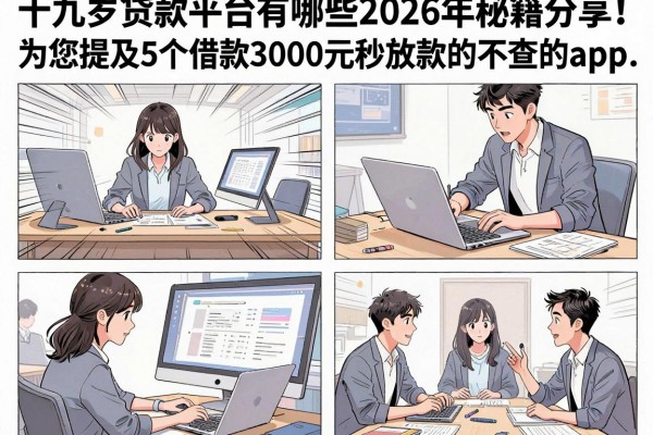 十九岁贷款平台有哪些2026年秘籍分享!为您提及5个借款3000元秒放款的不查的app