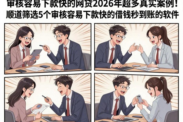 审核容易下款快的网贷2026年超多真实案例!顺道筛选5个审核容易下款快的借钱秒到账的软件