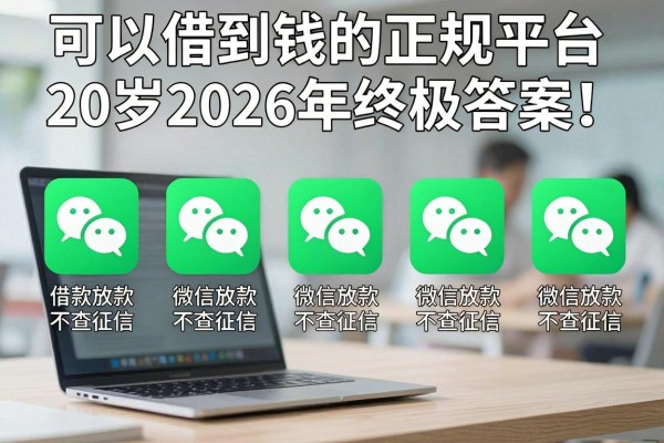 可以借到钱的正规平台20岁2026年终极答案!展示5个借款的软件微信放款不查征信