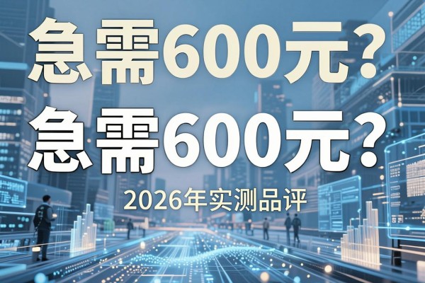 急需600元?这5个小额借款渠道2026年实测品评!