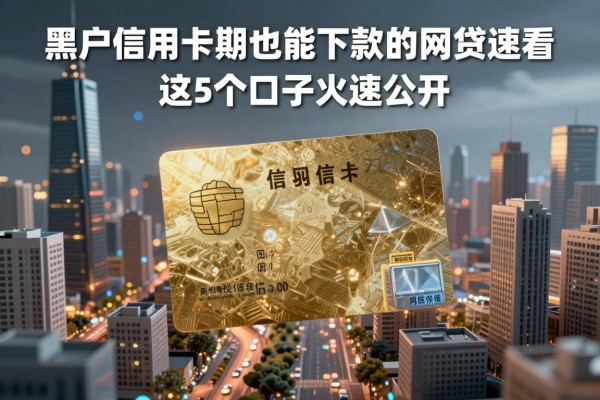 黑户信用卡逾期也能下款的网贷速看!这5个口子火速公开