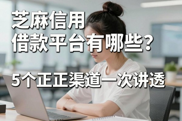 芝麻信用借款平台有哪些？这5个正规渠道一次讲透