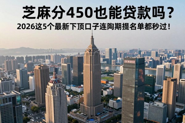 芝麻分450也能贷款吗？2026这5个最新下款口子连逾期黑名单都秒过！