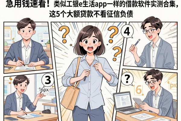 急用钱速看!类似工银e生活app一样的借款软件实测合集,这5个大额贷款不看征信负债