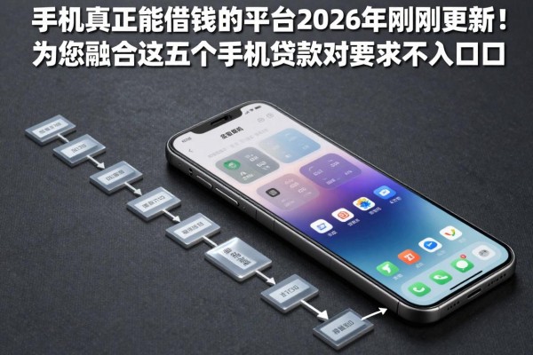 手机真正能借钱的平台2026年刚刚更新!为您融合这五个手机贷款对要求不高口子
