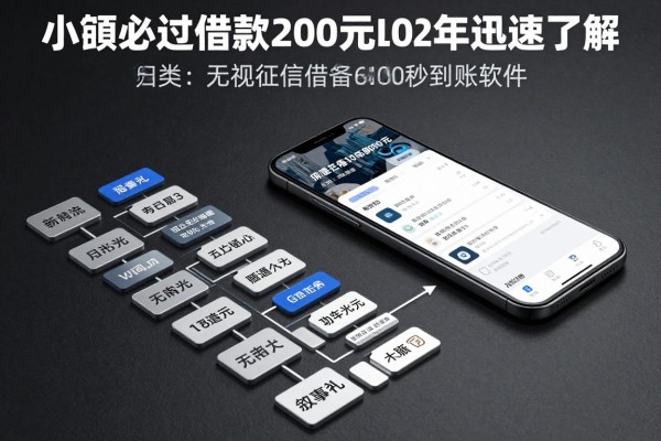 小额必过借款200元2026年迅速了解,归类这五个无视征信借钱6000元秒到账的软件