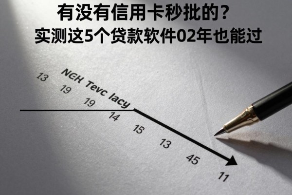 有没有信用卡秒批的?实测这5个贷款软件02年也能过