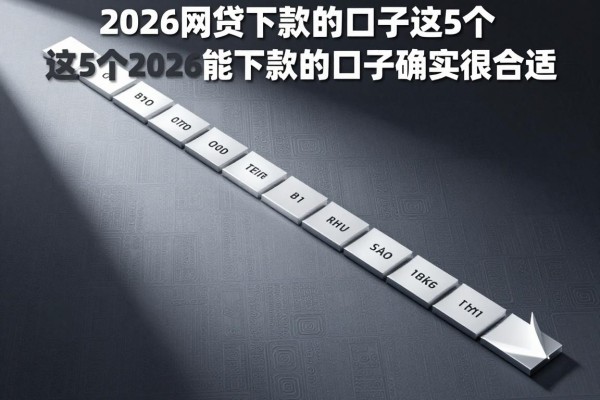 2026网贷下款的口子,这5个2026借款能下款的口子确实很合适