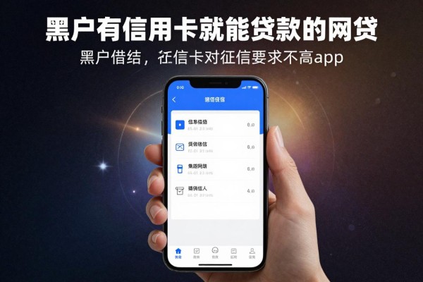 黑户有信用卡就能贷款的网贷,顺便总结五个黑户借钱对征信要求不高app