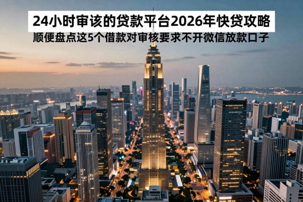 24小时审核的贷款平台2026年快贷攻略!顺便盘点这5个借款对审核要求不高微信放款口子