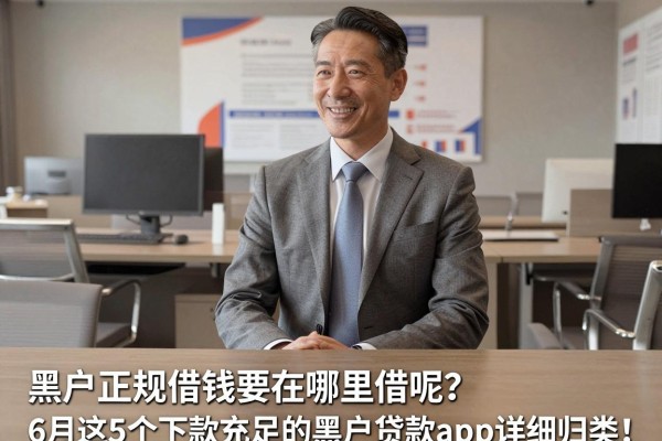 黑户正规借钱要在哪里借呢?6月这5个下款充足的黑户贷款app详细归类!