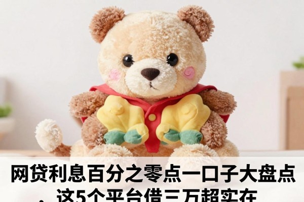 网贷利息百分之零点一口子大盘点，这5个平台借三万超实在