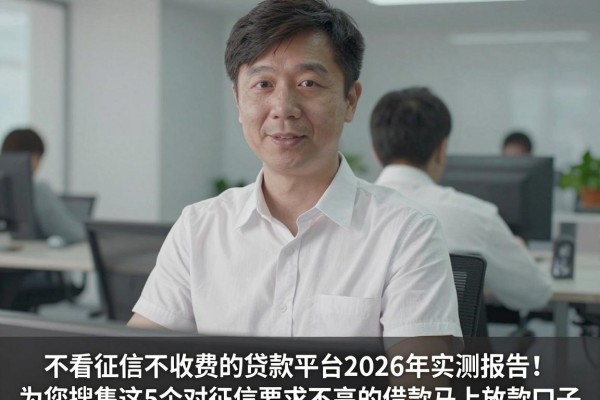 不看征信不收费的贷款平台2026年实测报告!为您搜集这5个对征信要求不高的借款马上放款口子