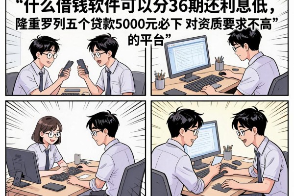 什么借钱软件可以分36期还利息低,隆重罗列五个贷款5000元必下 对资质要求不高 的平台