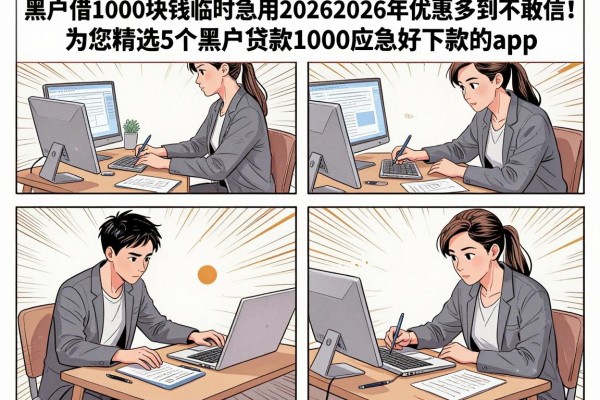 黑户借1000块钱临时急用20262026年优惠多到不敢信!为您精选5个黑户贷款1000应急好下款的app