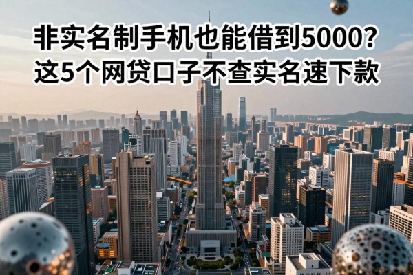非实名制手机也能借到5000？这5个网贷口子不查实名速下款