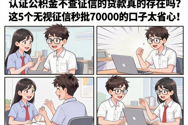认证公积金不查征信的贷款真的存在吗？这5个无视征信秒批70000的口子太省心！